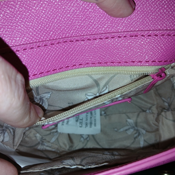 NWT Betsey Johnson Pink Xodarla Cute Bow Purse - Picture 9 of 9